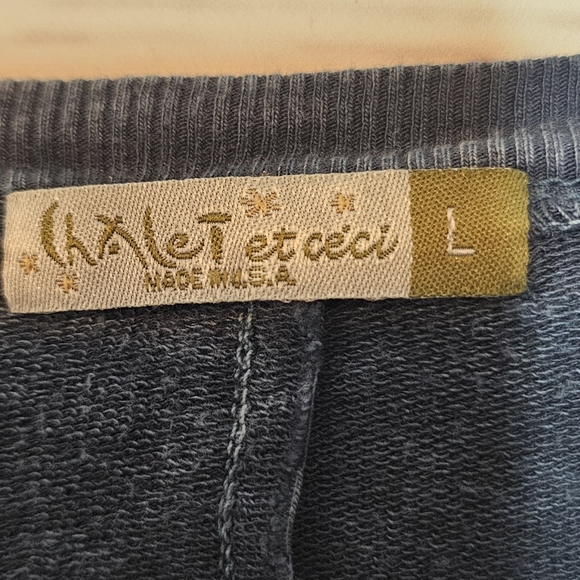 Chalet Navy Blue Long Sleeve Asymmetrical Tunic - Picture 9 of 15